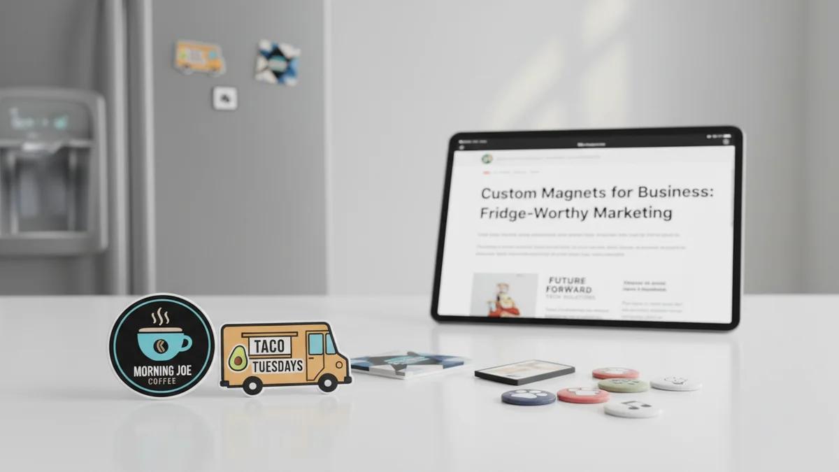 Custom Magnets for Business: Fridge-Worthy Marketing