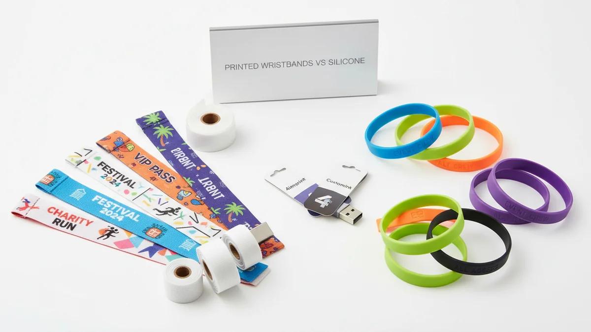 Printed Wristbands vs Silicone: Which Event Wristband to Choose