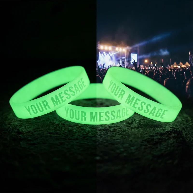 Pulsera que brilla en la oscuridad