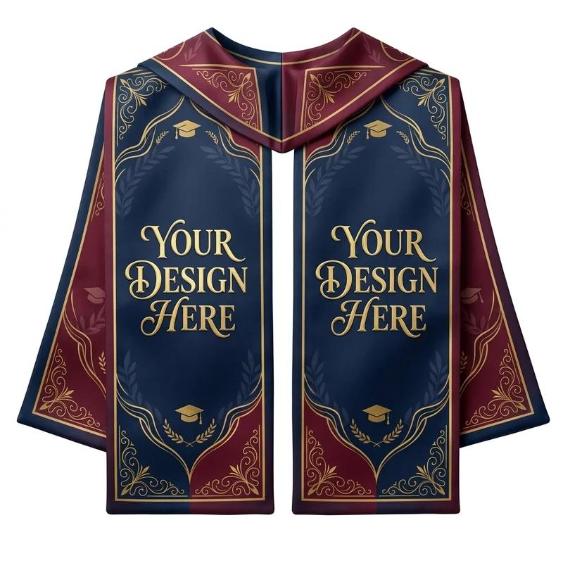 Custom Sublimated Graduation Stole thumb 1