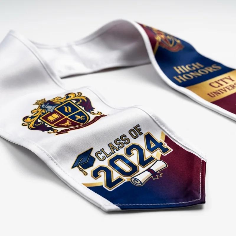 Custom Sublimated Graduation Stole thumb 3