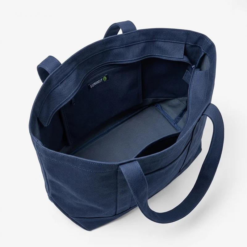 Tote en toile de coton Summit Navy thumb 2