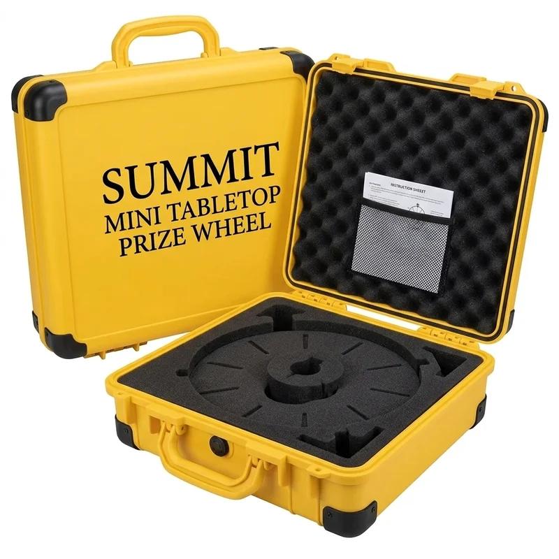 Summit Mini Tabletop Prize Wheel Hard Carrying Case thumb 4