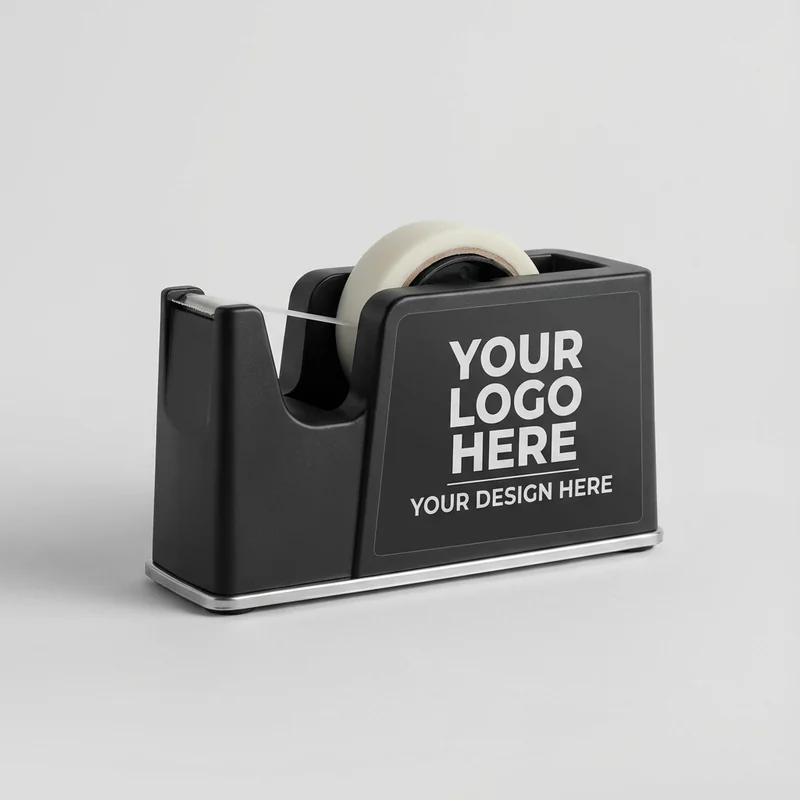 Tape-dispenser med vekt