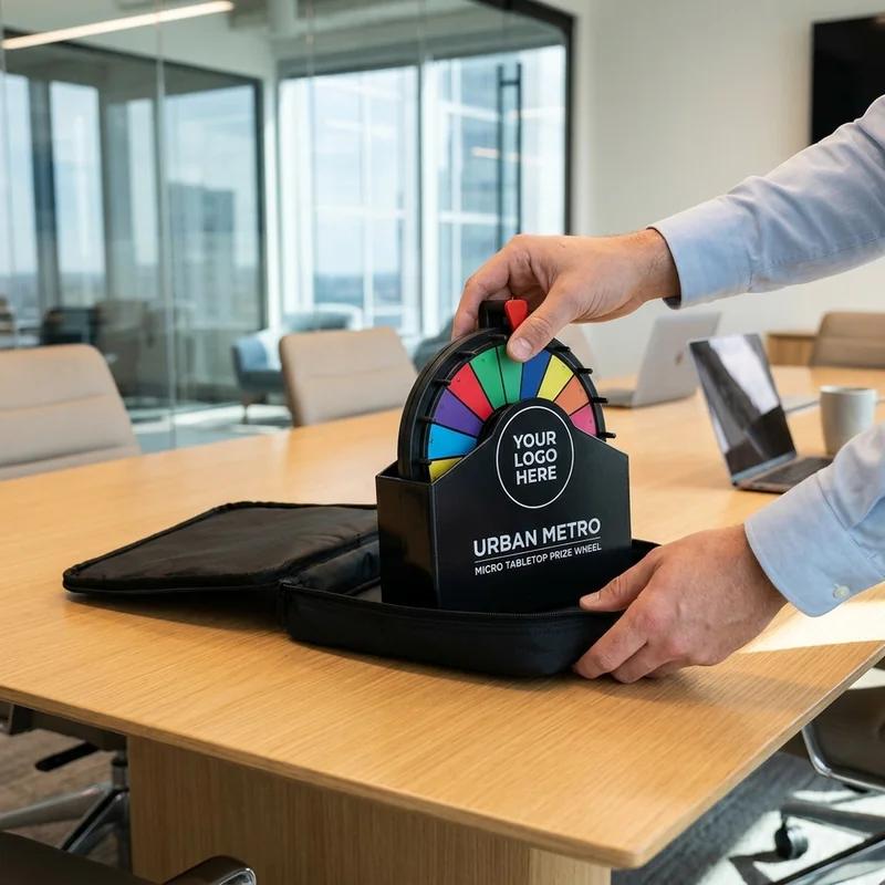Urban Metro Micro Tabletop Prize Wheel with Case thumb 3