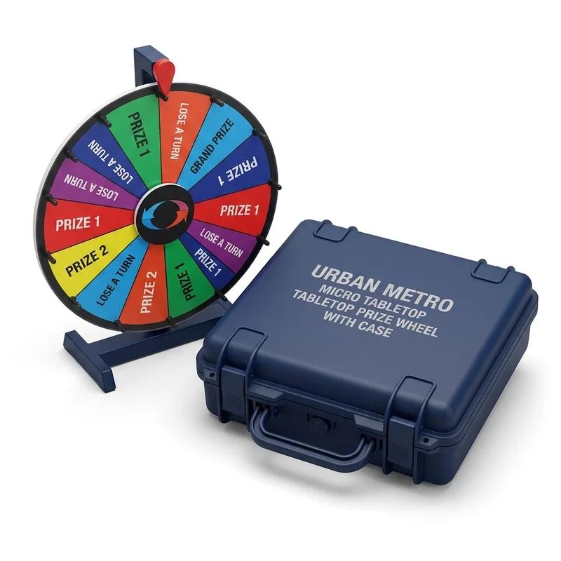 Urban Metro Micro Tabletop Prize Wheel with Case thumb 2