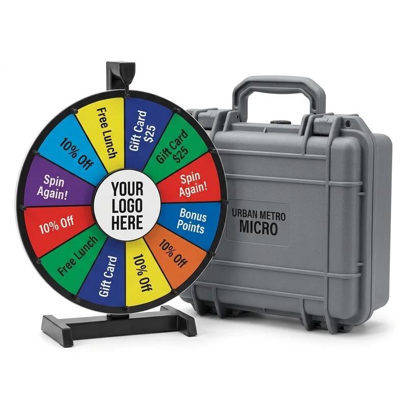 Urban Metro Micro Tabletop Prize Wheel with Case thumb 4