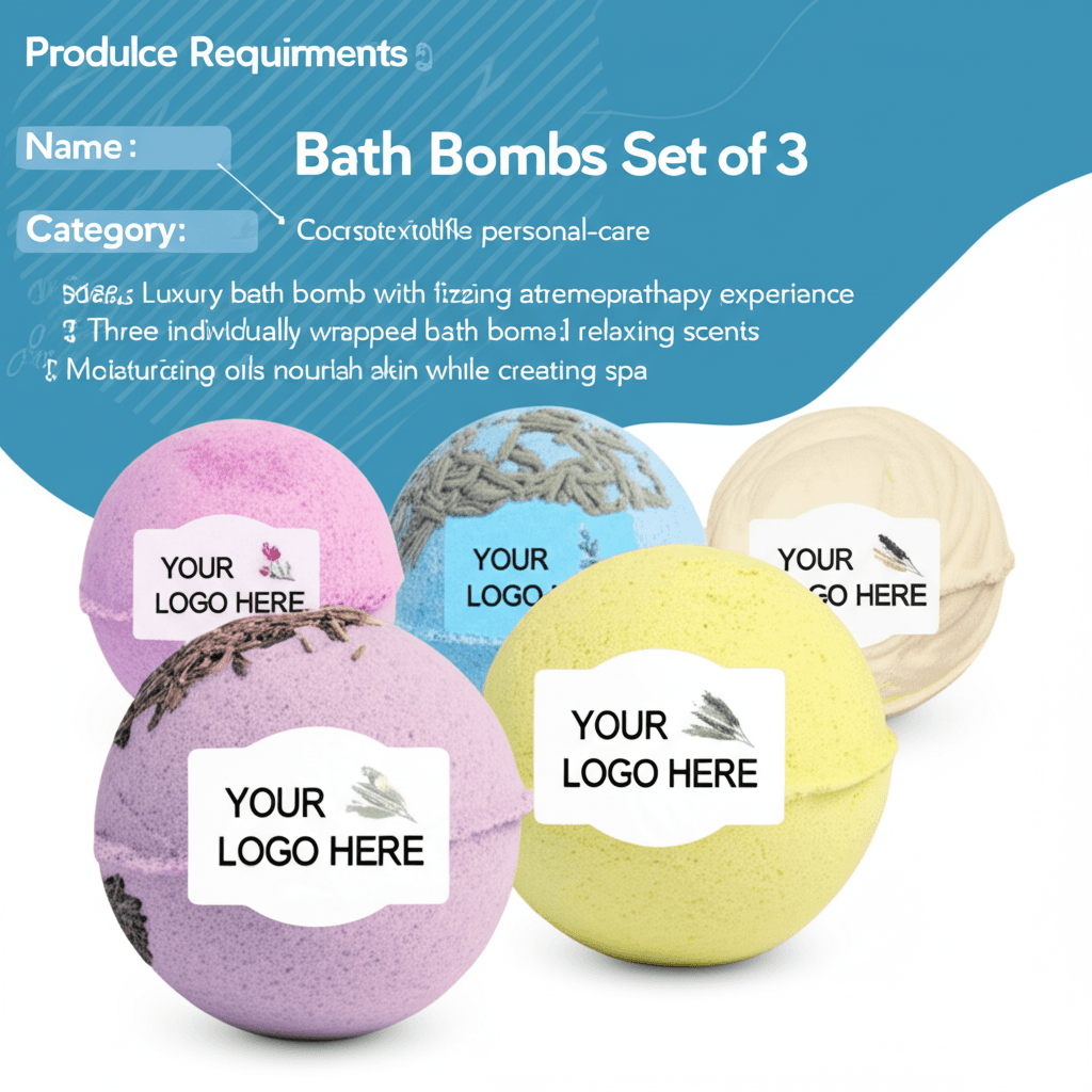 Bath Bombs Set of 3
