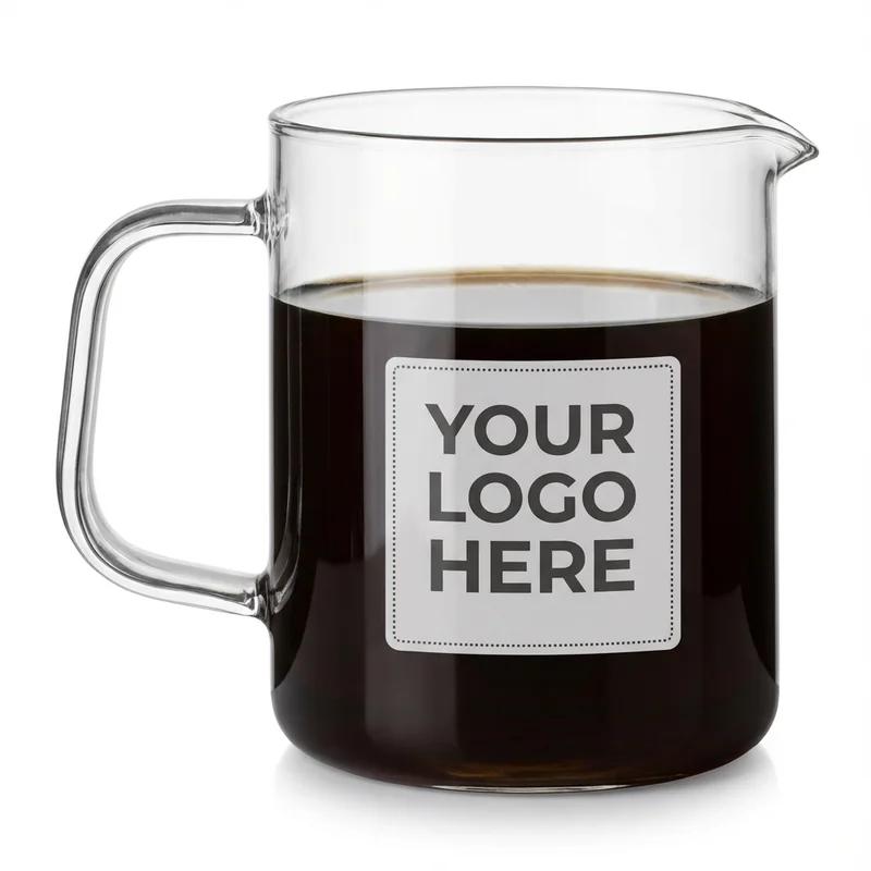 Glass Kaffe Karaffel 34oz