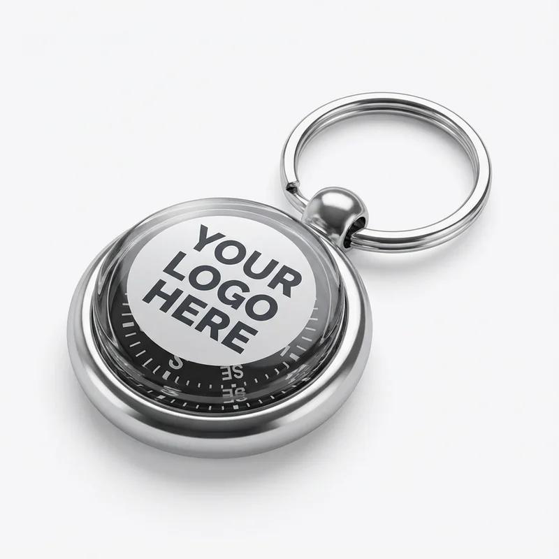 Compass Keychain