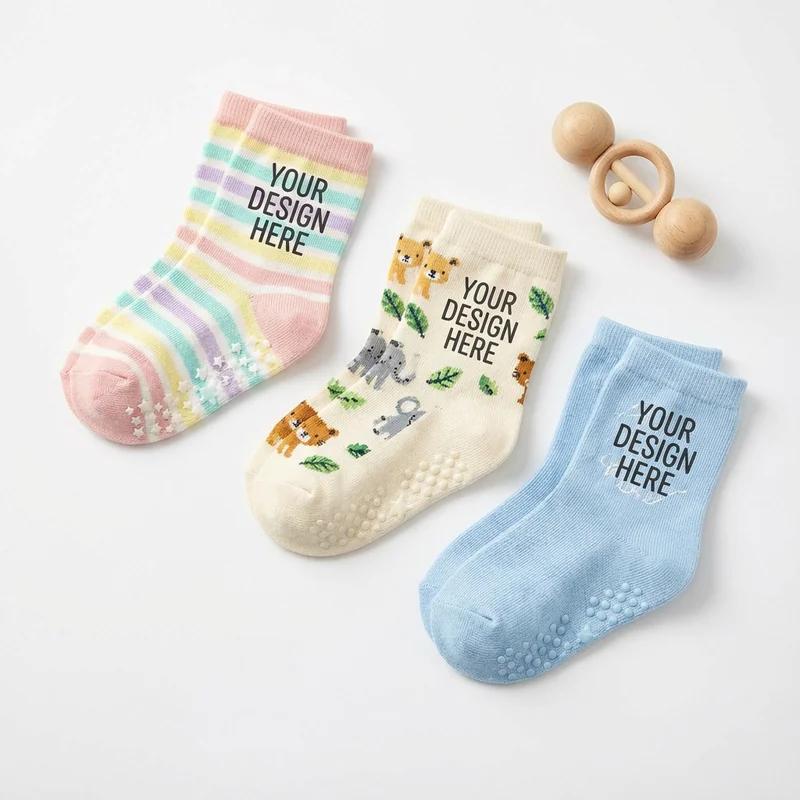 Custom Baby Socks 3-Pack