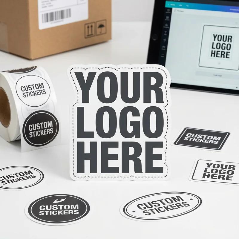 Anpassade Klistermärken