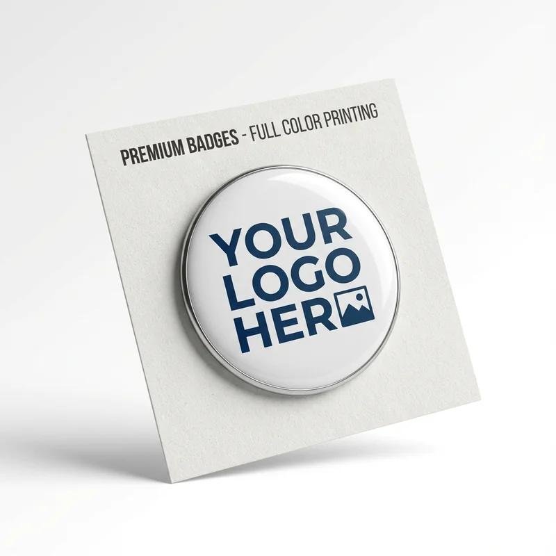 Full-Color Button Badge