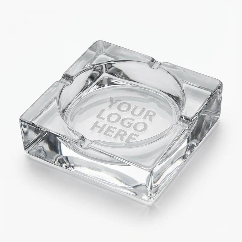 Glass Ashtray Square