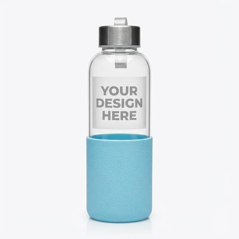 Glass Water Bottle 16oz