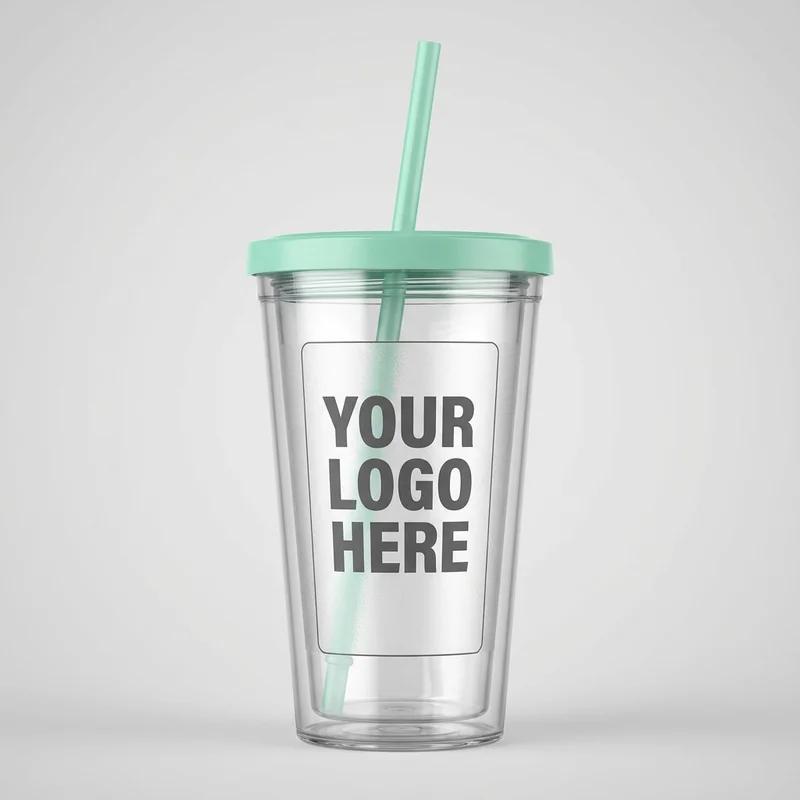 Smoothie Cup with Straw 20oz