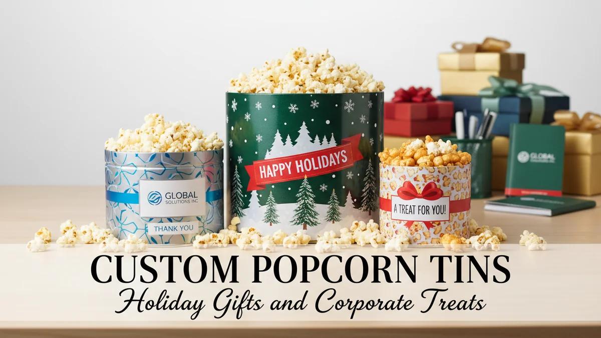 Custom Popcorn Tins: Holiday Gifts and Corporate Treats