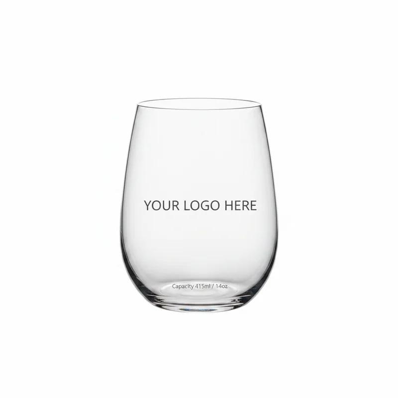 Stemless Egg Wine Tumbler 14oz