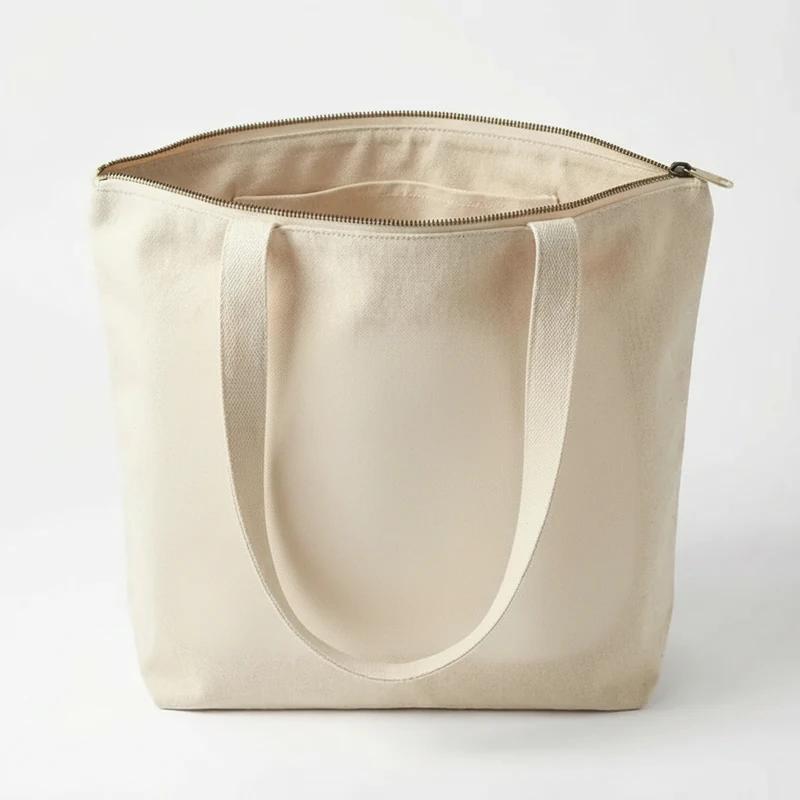 Bolsa Tote con Cremallera