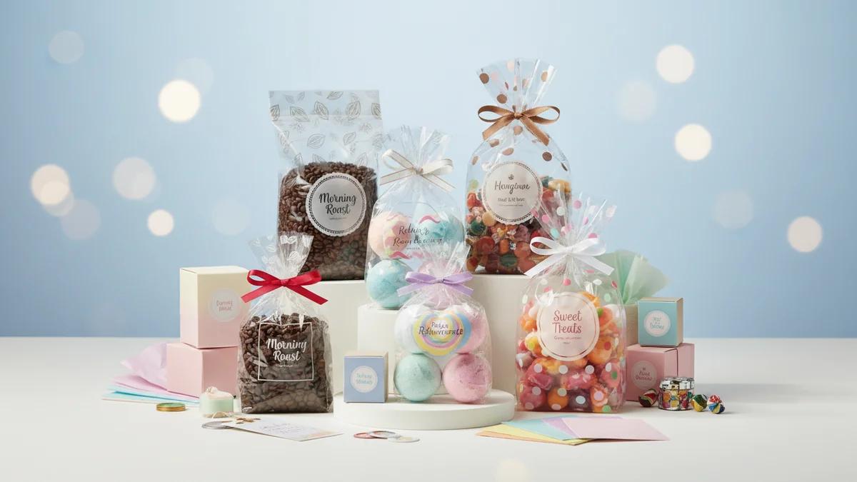 Custom Cellophane Bags for Product Packaging and Gifts