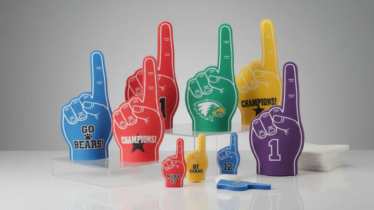 Custom Foam Fingers: Show Team Spirit at Every Game