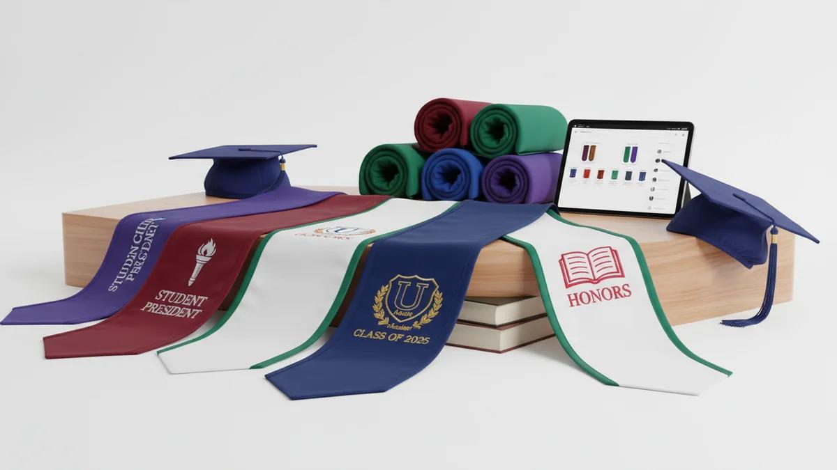 Custom Graduation Stoles and Sashes: Ordering Guide for Schools