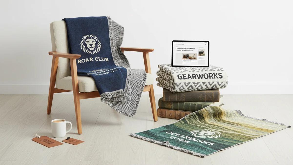 Custom Woven Blankets: Premium Branded Comfort