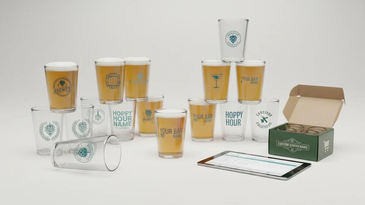 Personalized Pint Glasses: Bulk Ordering for Breweries and Bars