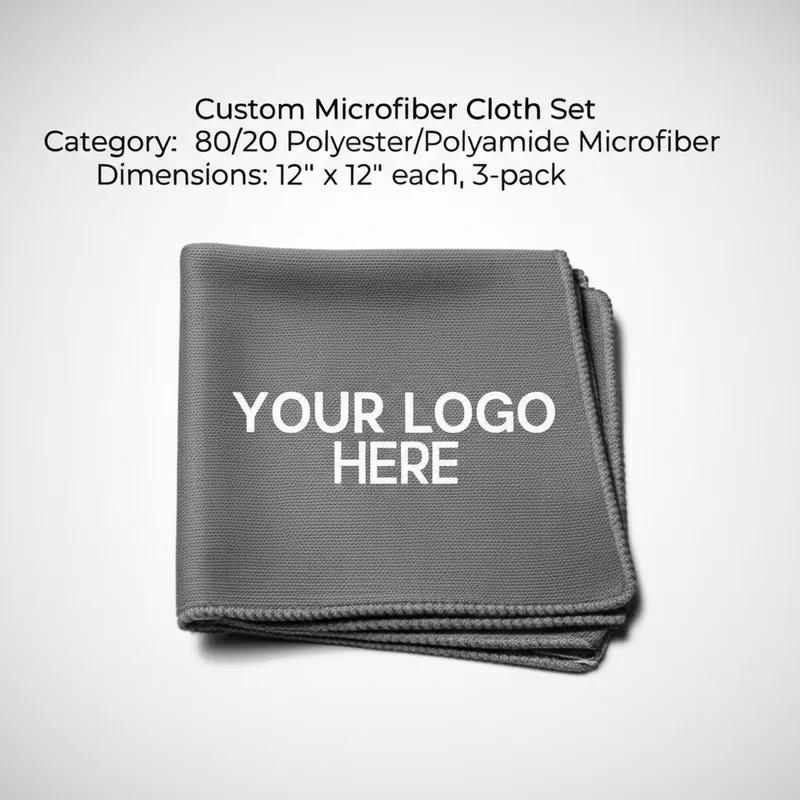 Custom Microfiber Cloth Set