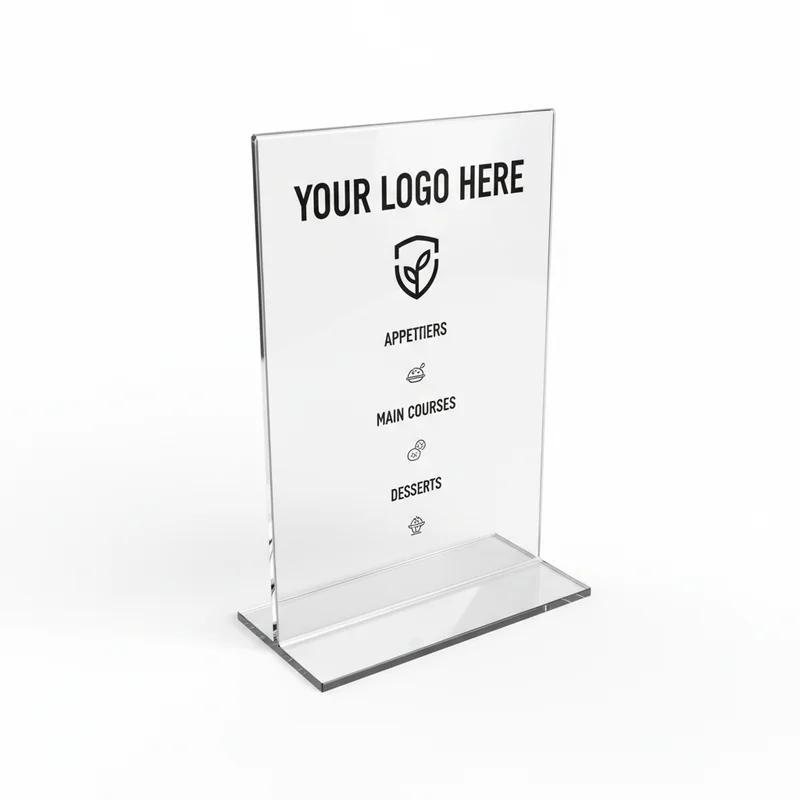 Menu Holder Acrylic Table Tent