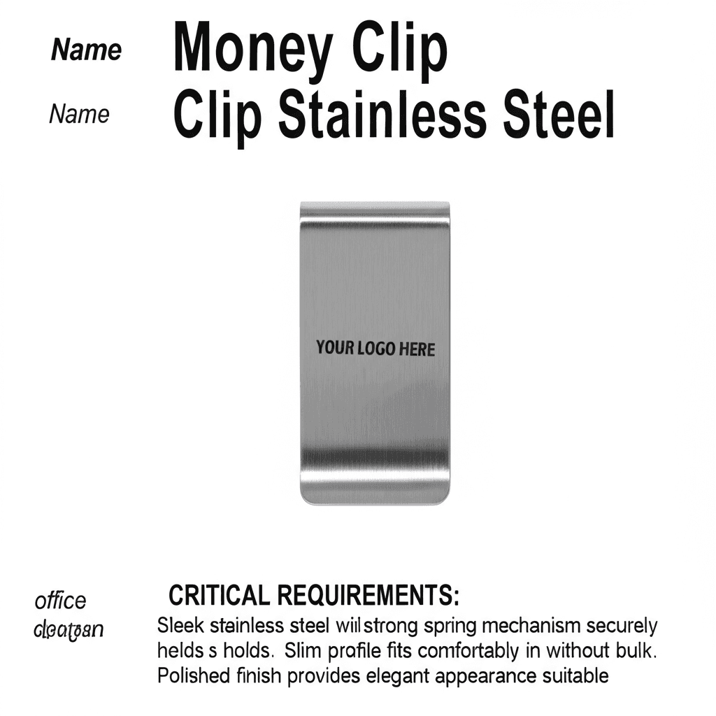 Money Clip Stainless Steel
