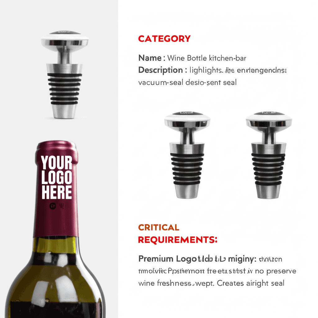 Wine Bottle Stopper Set