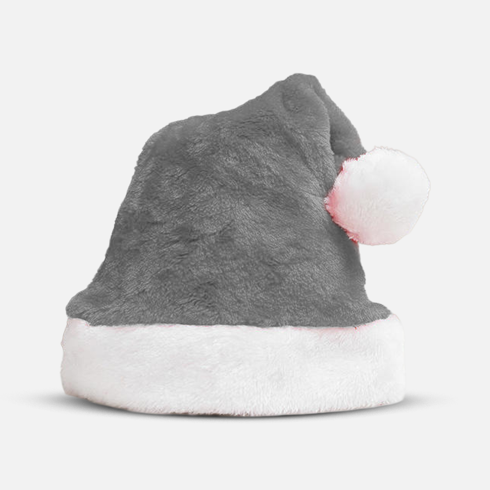 Custom Logo Plush Christmas Hat