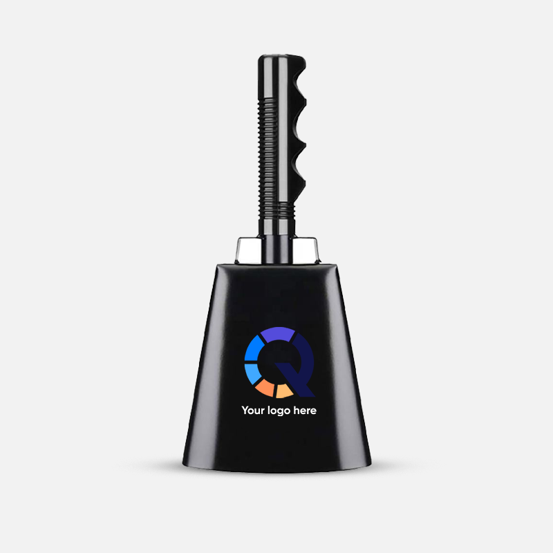 Custom Logo 10-Inch Steel Cowbell