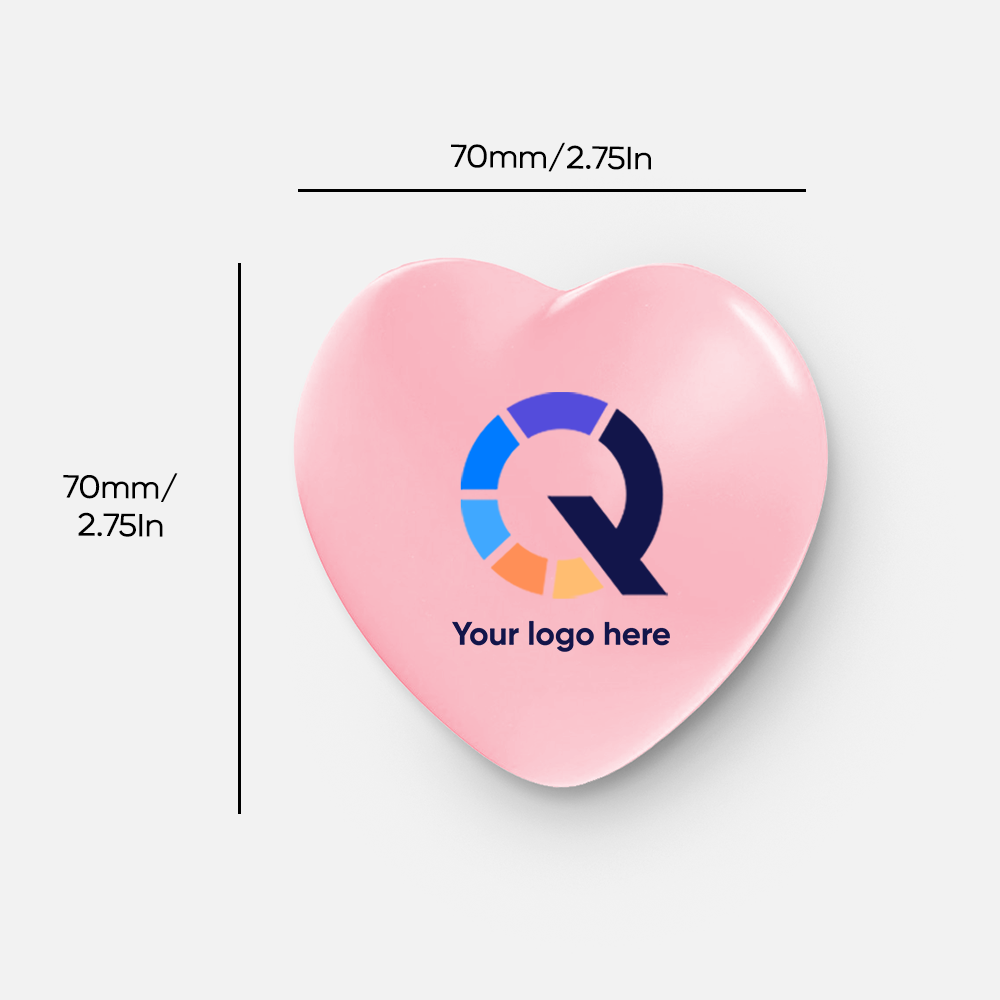 Custom Logo Heart-Shaped Stress Ball