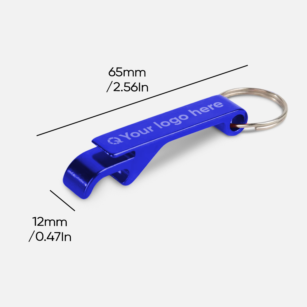 Branded Metal Keychain Bottle Opener