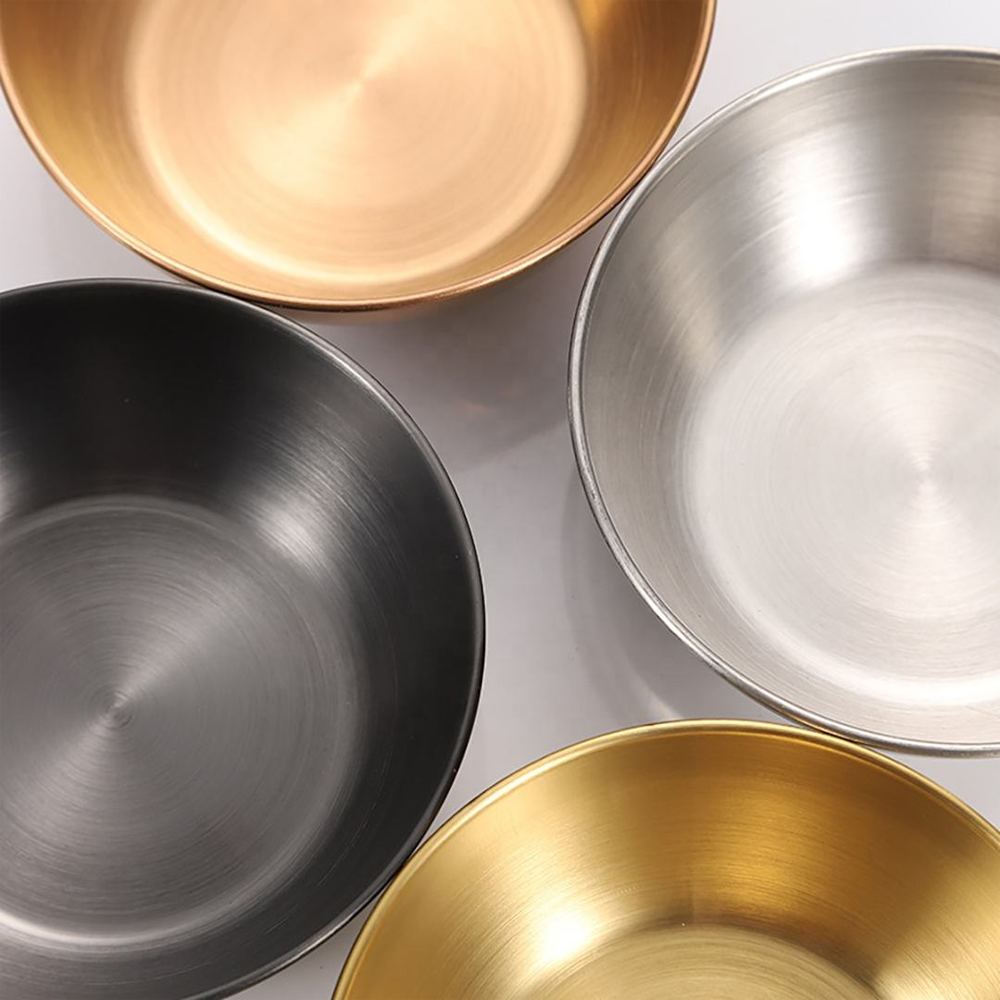 Custom Logo Stainless Steel Sauce Dishes