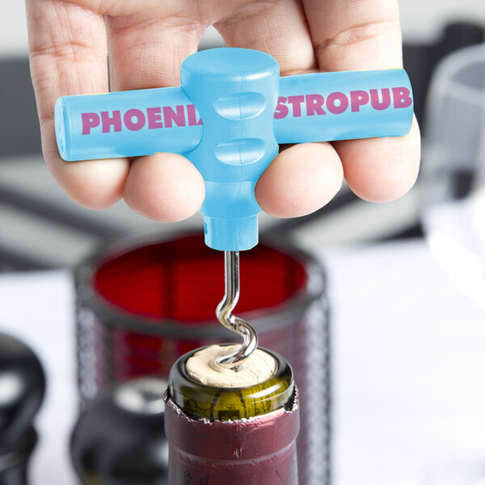 Custom Portable Corkscrew Bottle Opener