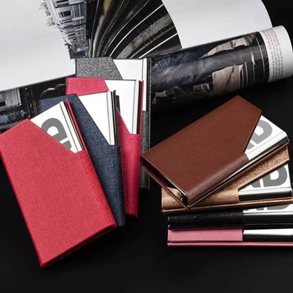 Custom Logo Stainless Steel Card Holder