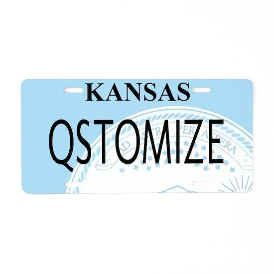 Kansas Personalized License Plate
