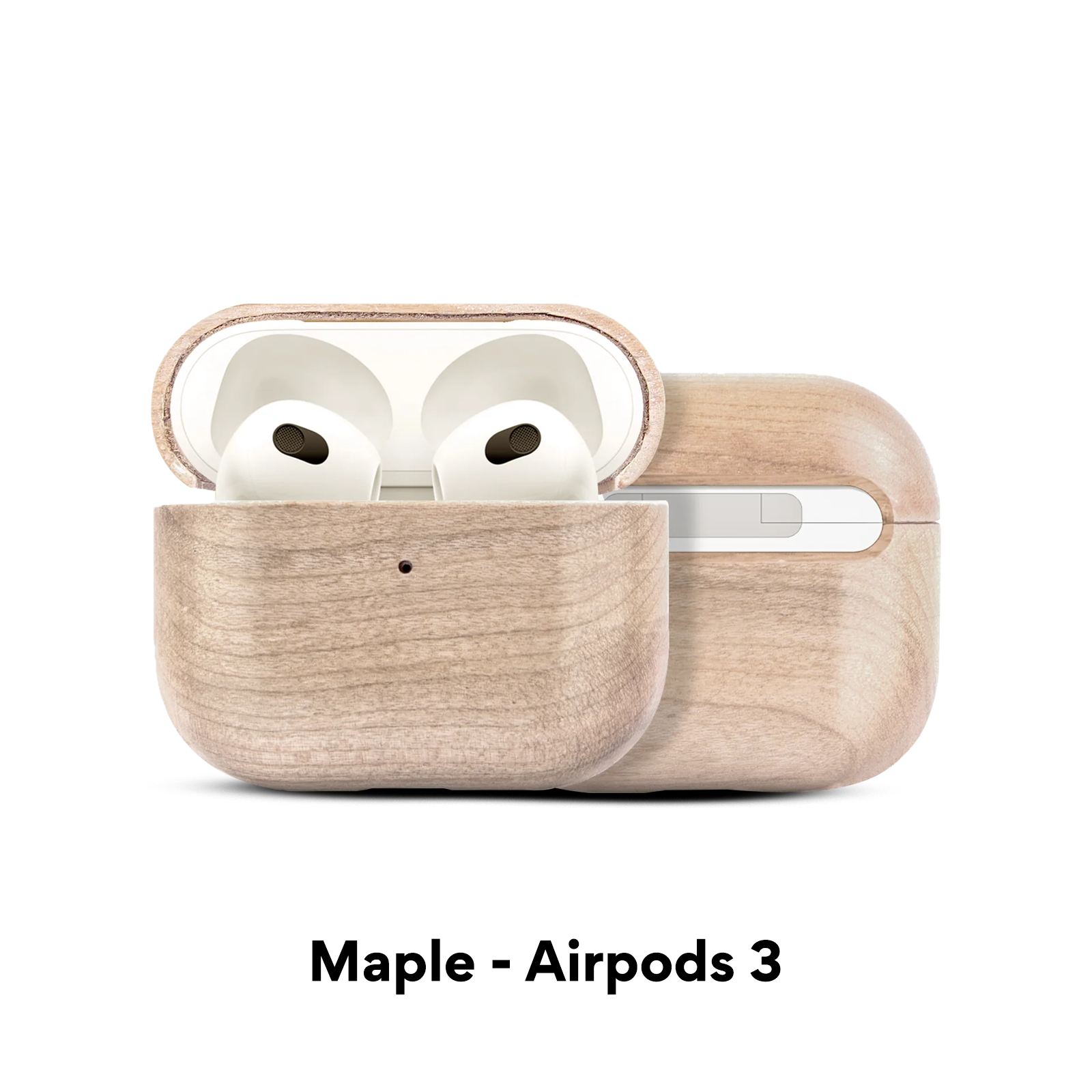 Custom Genuine Wood Airpods Case