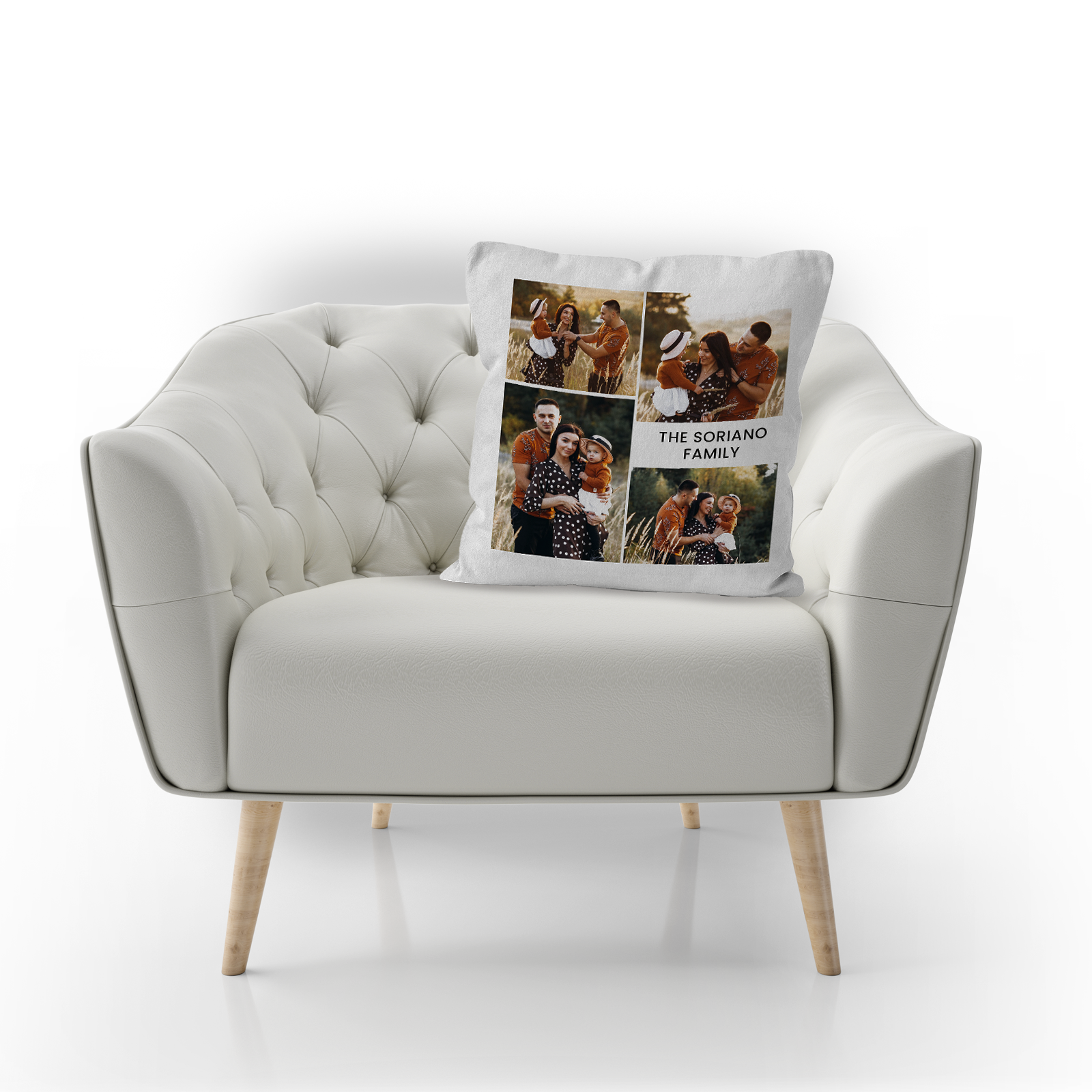 4 Image Gallery Photo Pillow