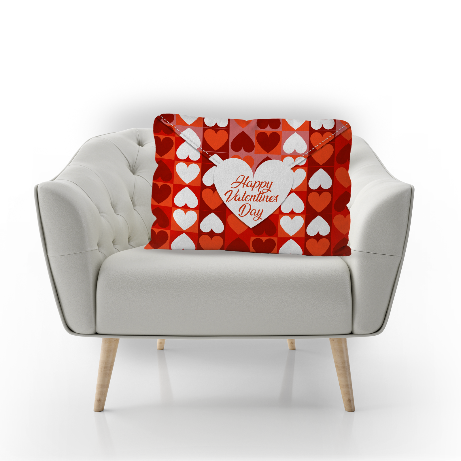 Valentine Enveloped Style Photo Pillow