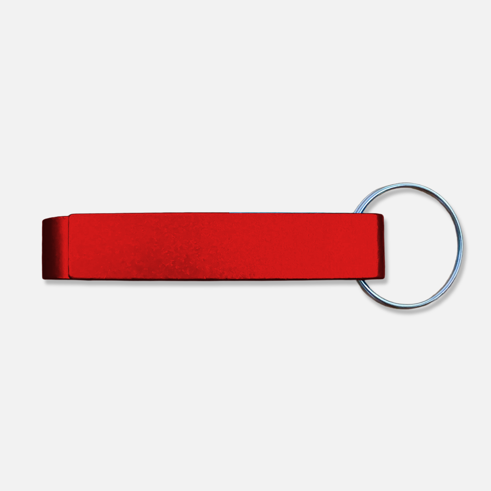 Branded Metal Bottle Opener Keychain