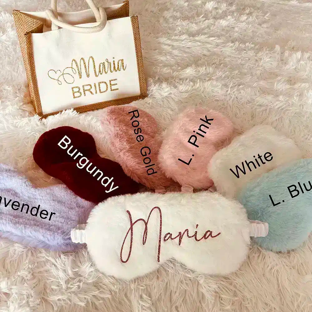 Plush Rabbit Hair Sleep Mask