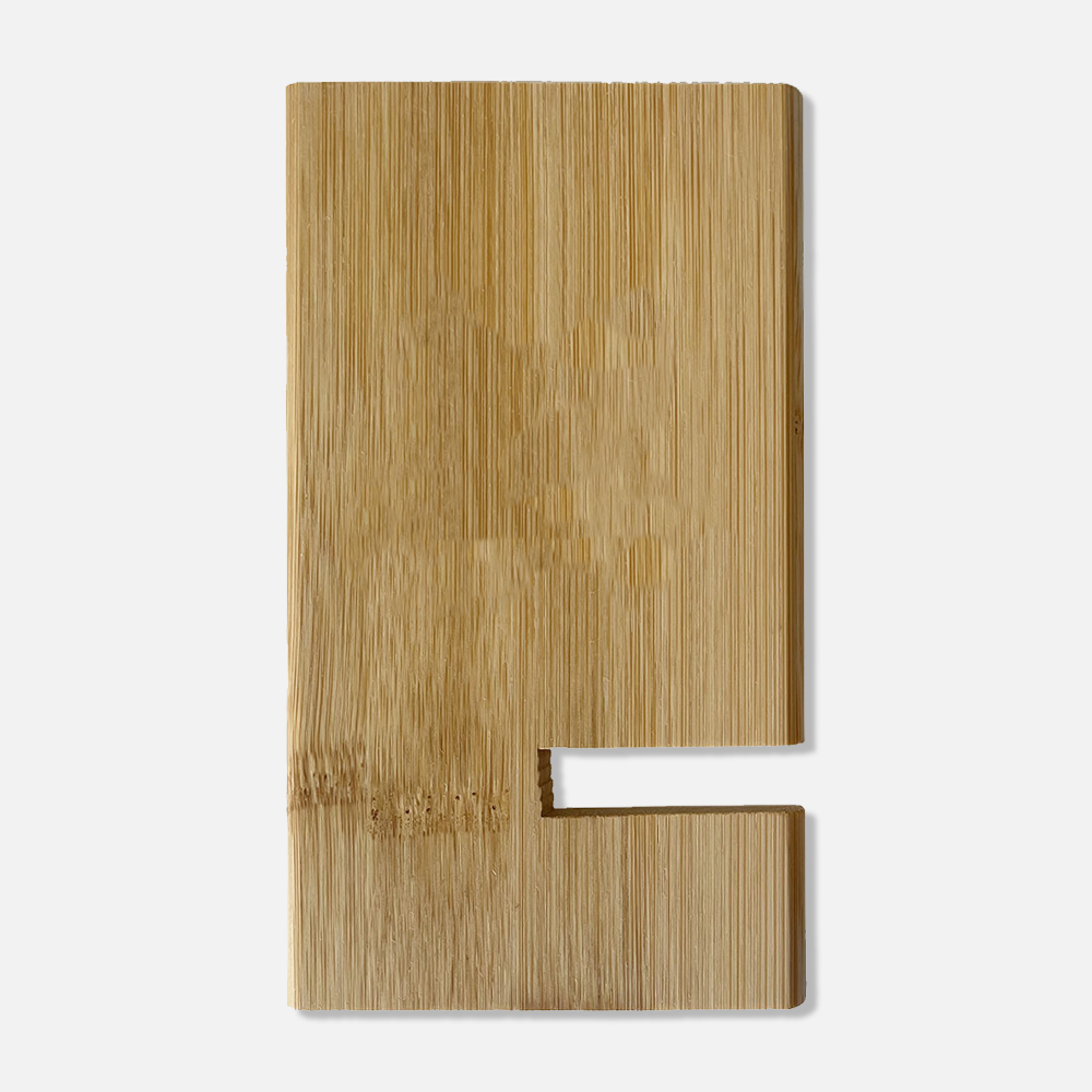 Custom Logo Bamboo Phone Stand