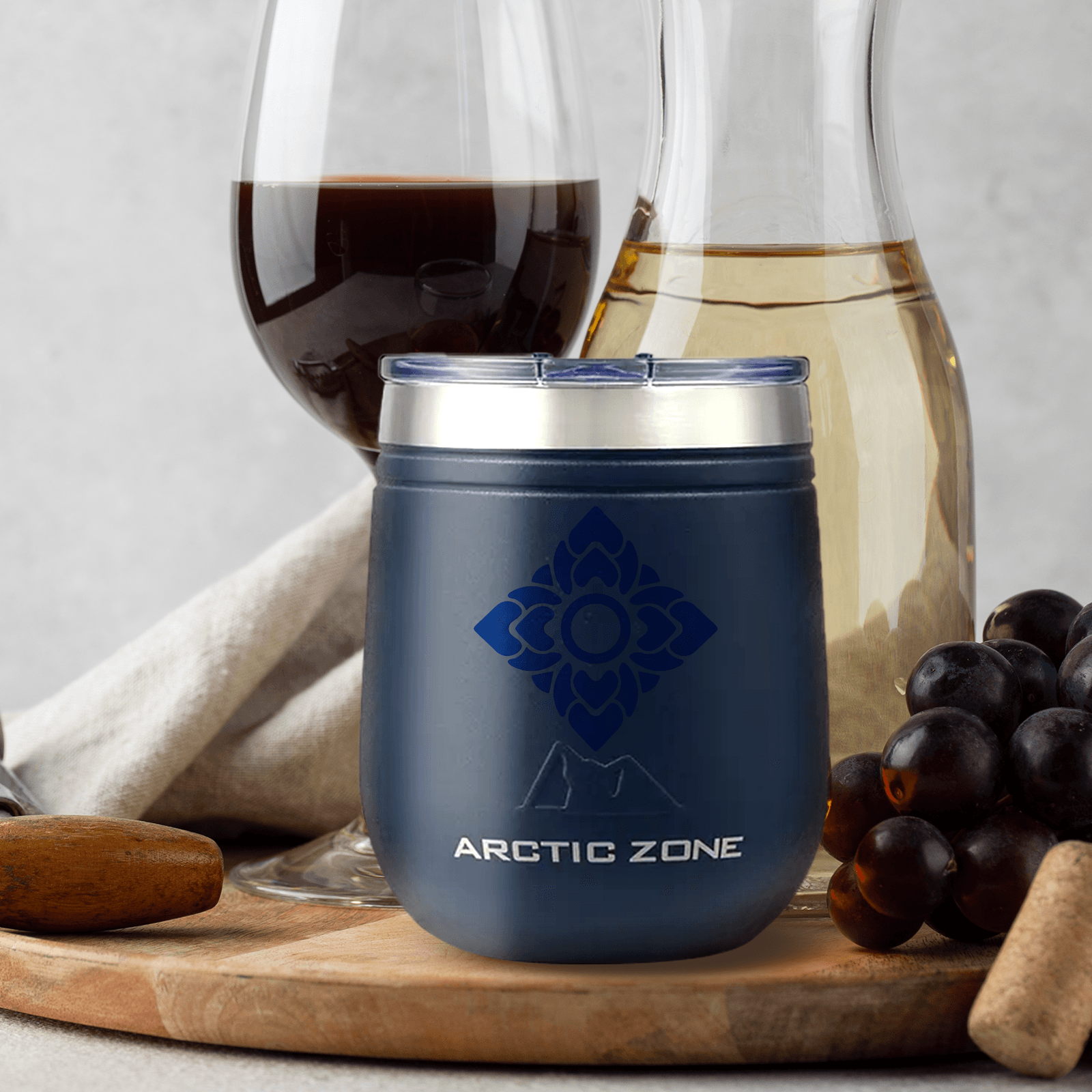 Custom Arctic Zone® Titan Thermal HP® Wine Cup 12oz -Qstomize.com