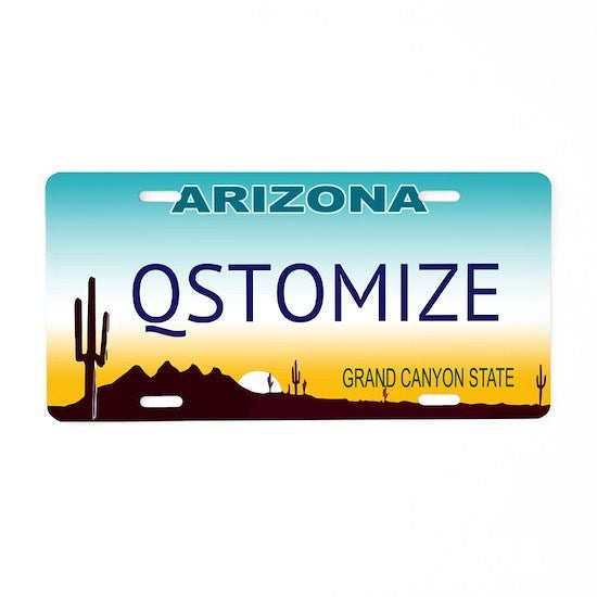 Arizona Personalized License Plate