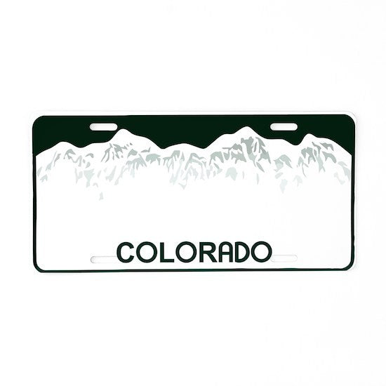 Colorado Personalized License Plate