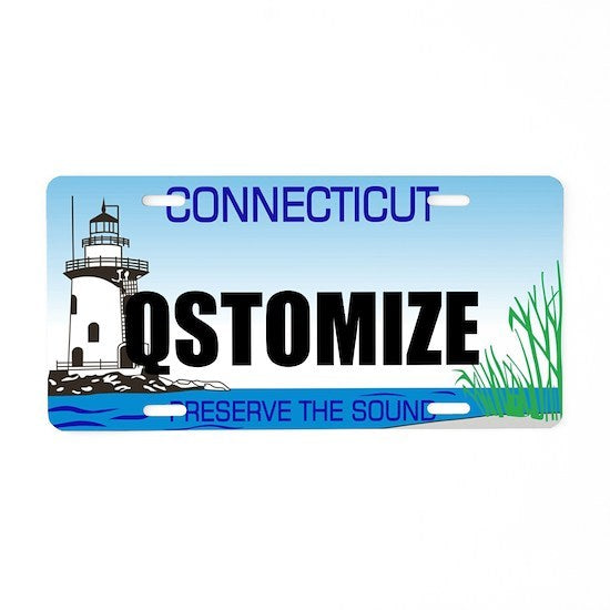 Connecticut Personalized License Plate
